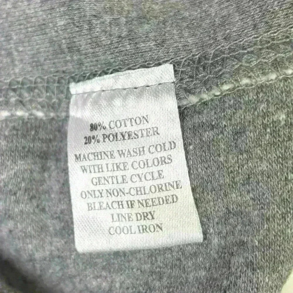 Mizzou Vintage MV Sport Pro Weave Reverse Inside Out Sweatshirt Size Small Gray - Picture 2 of 9